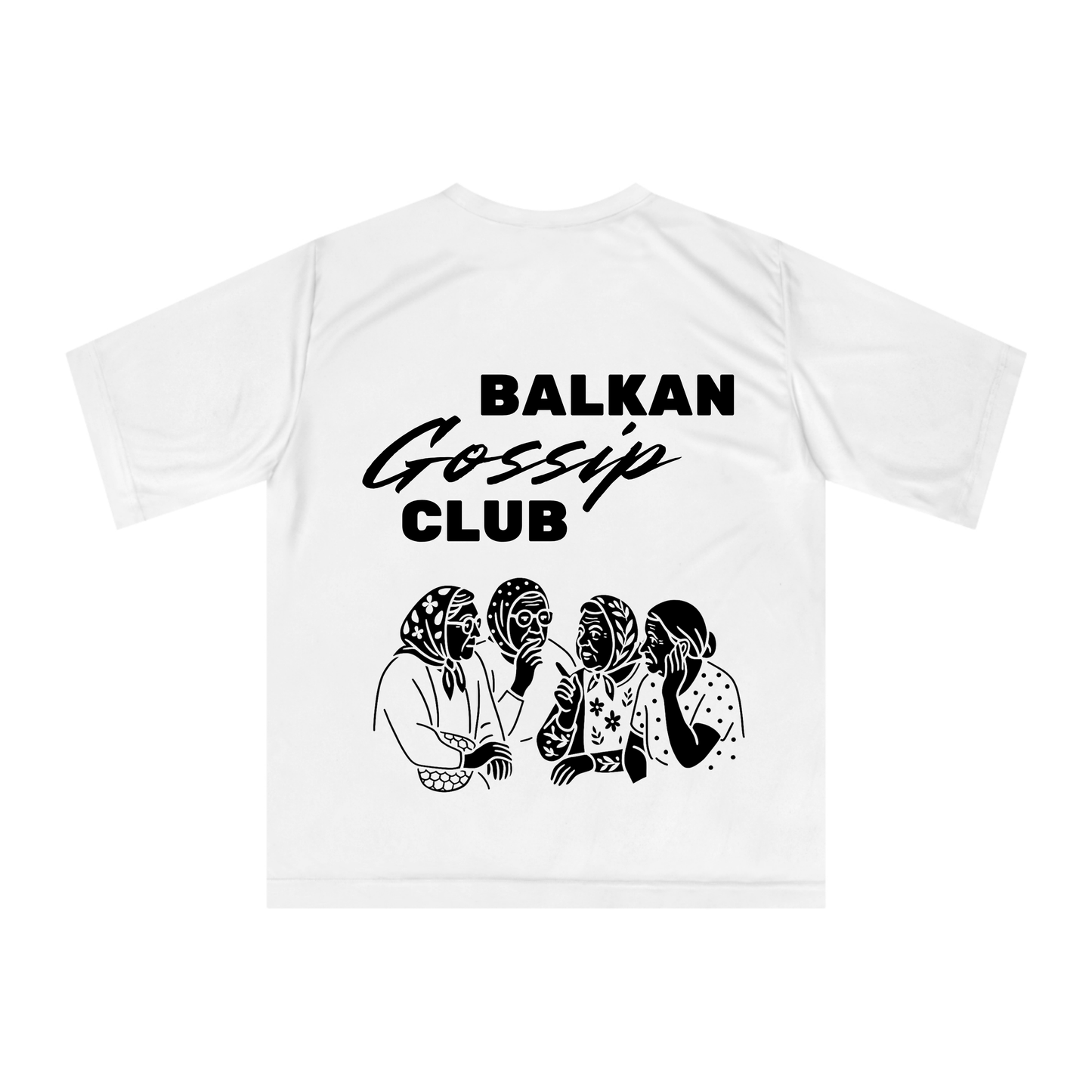 Овърсайз тениска BALKAN GOSSIP CLUB