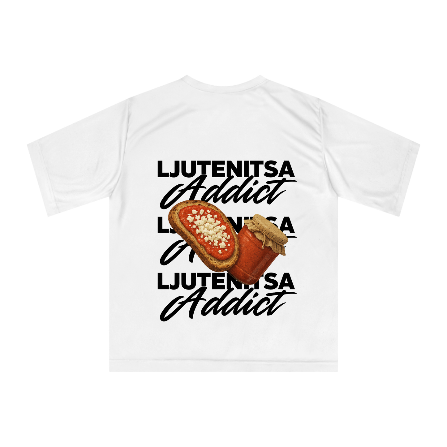 Овърсайз тениска LJUTENITSA ADDICT