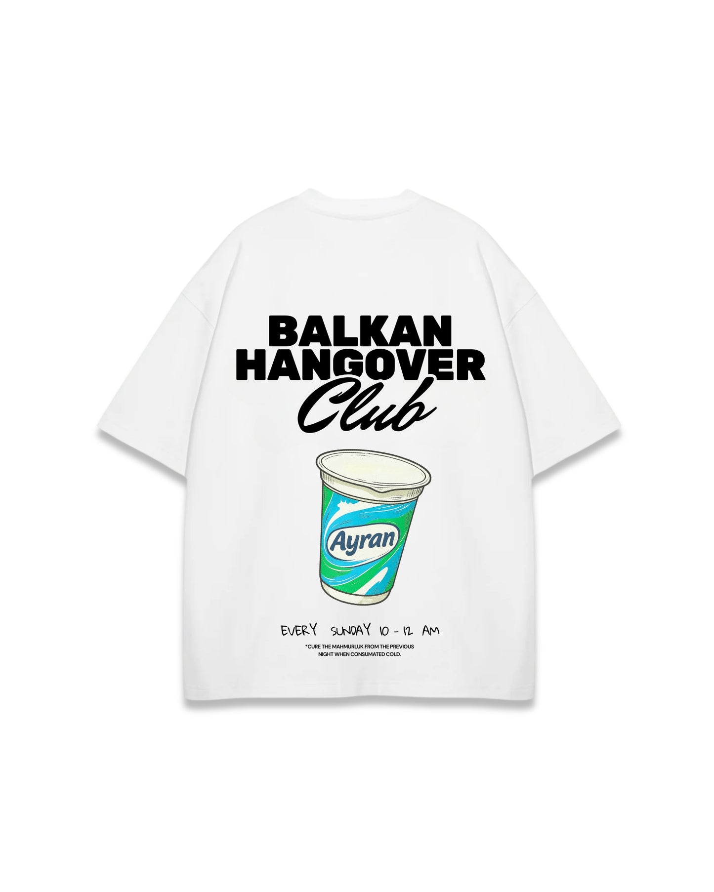 BALKAN HANGOVER CLUB v1 OVERSIZED TEE