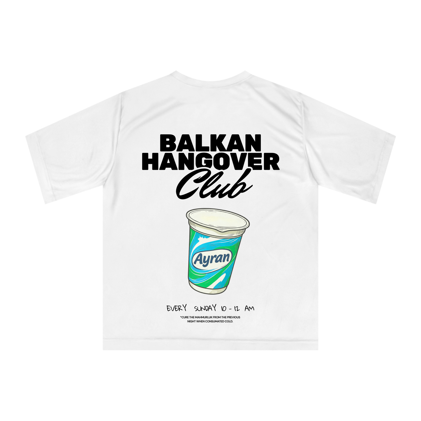 Овърсайз тениска BALKAN HANGOVER CLUB Vol.1