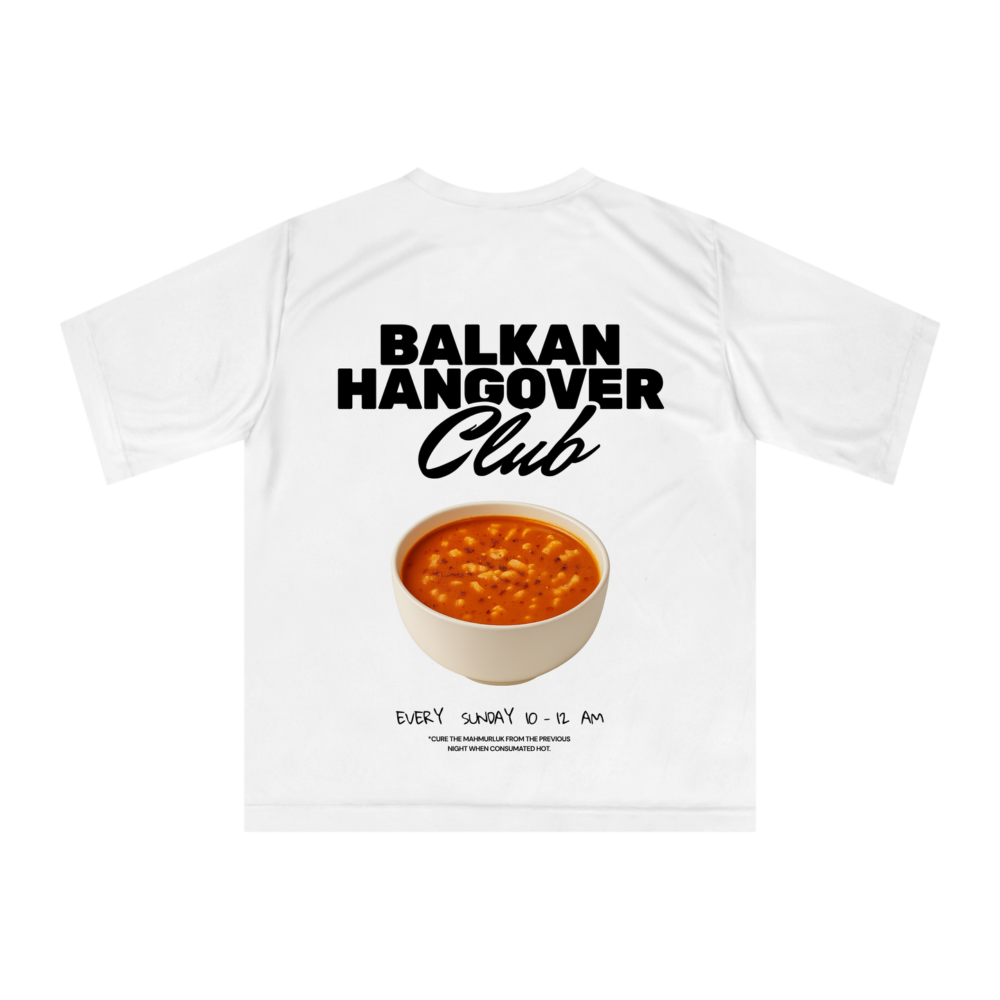 Овърсайз тениска BALKAN HANGOVER CLUB Vol.2