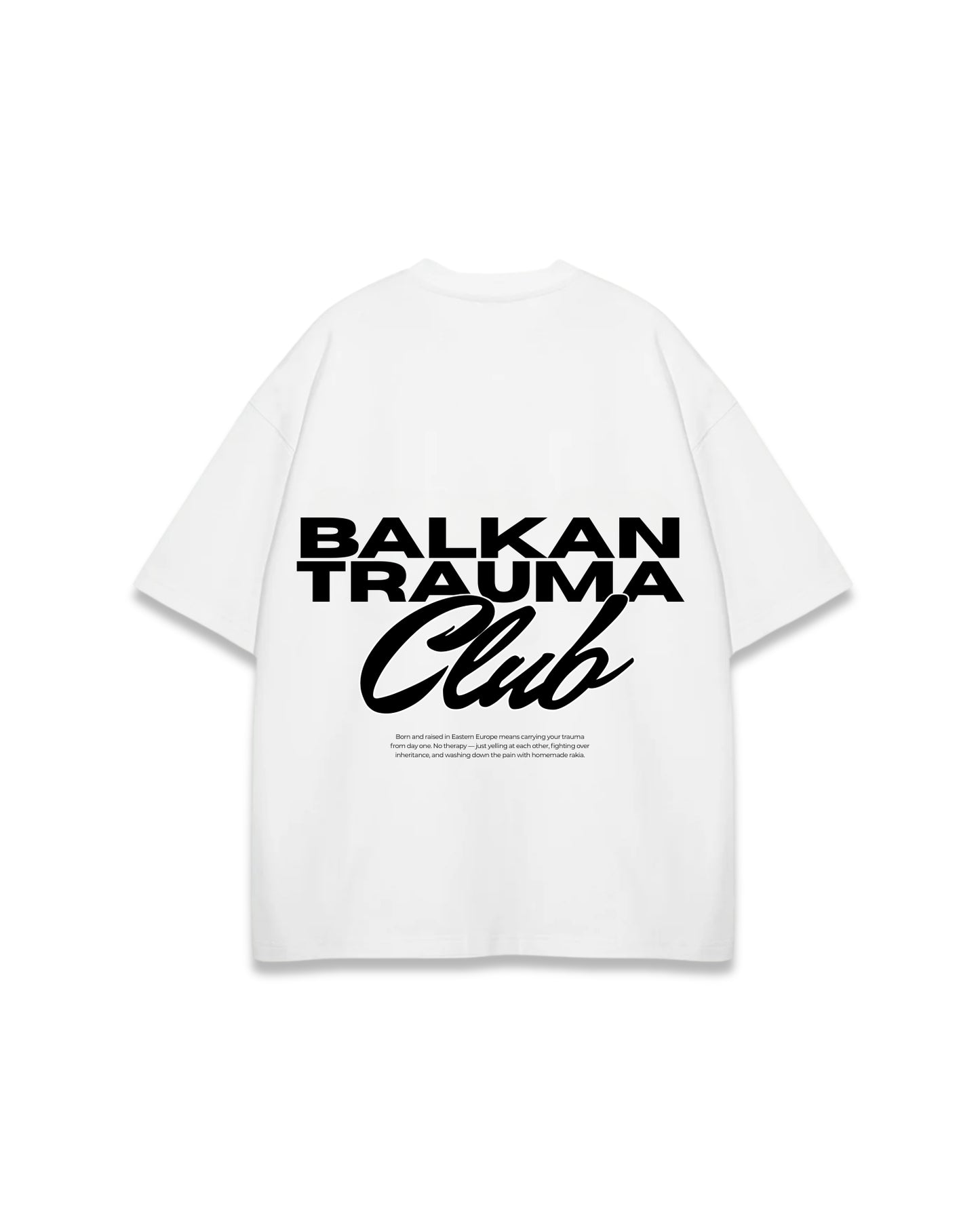 BALKAN TRAUMA CLUB OVERSIZED TEE