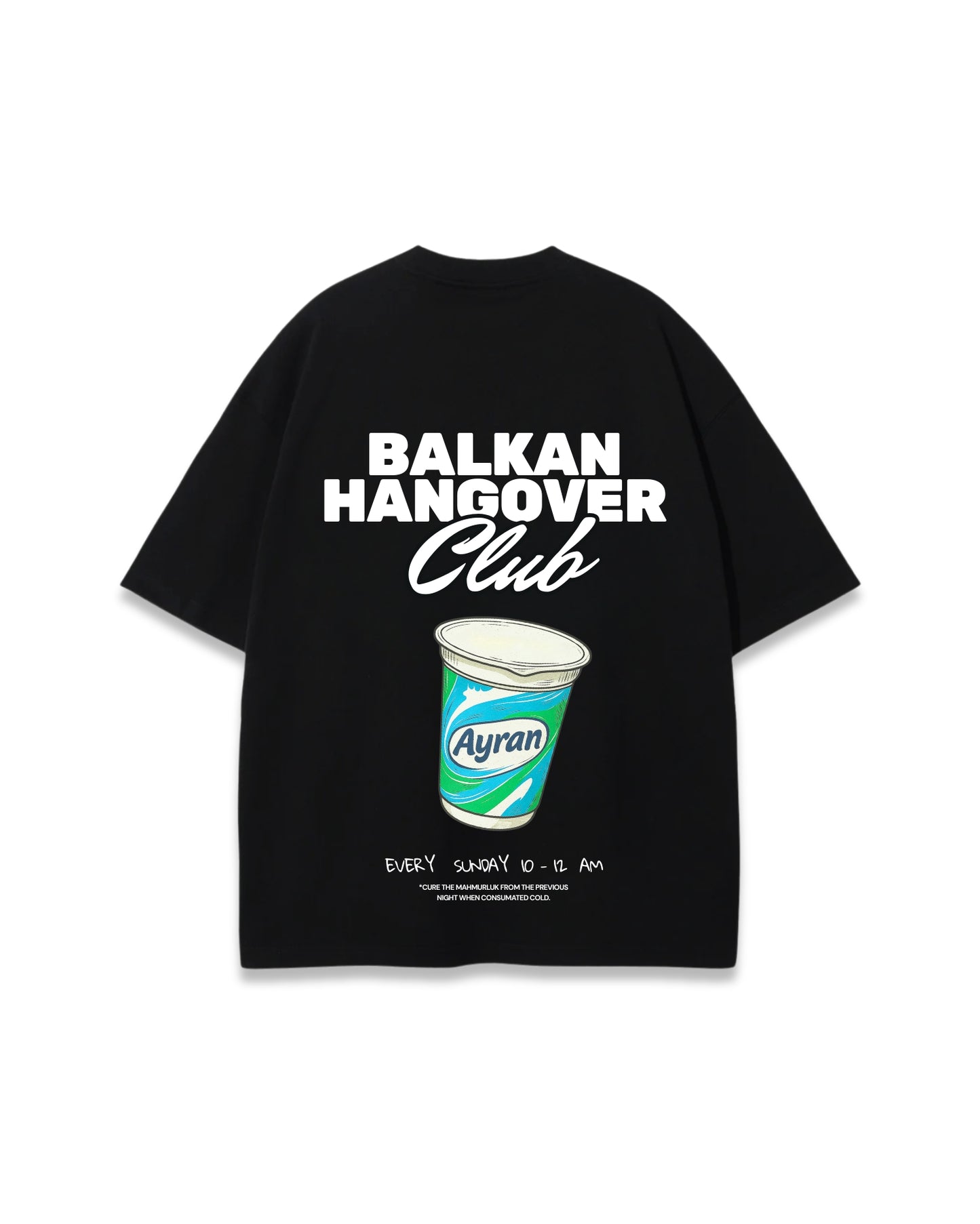 BALKAN HANGOVER CLUB v1 OVERSIZED TEE