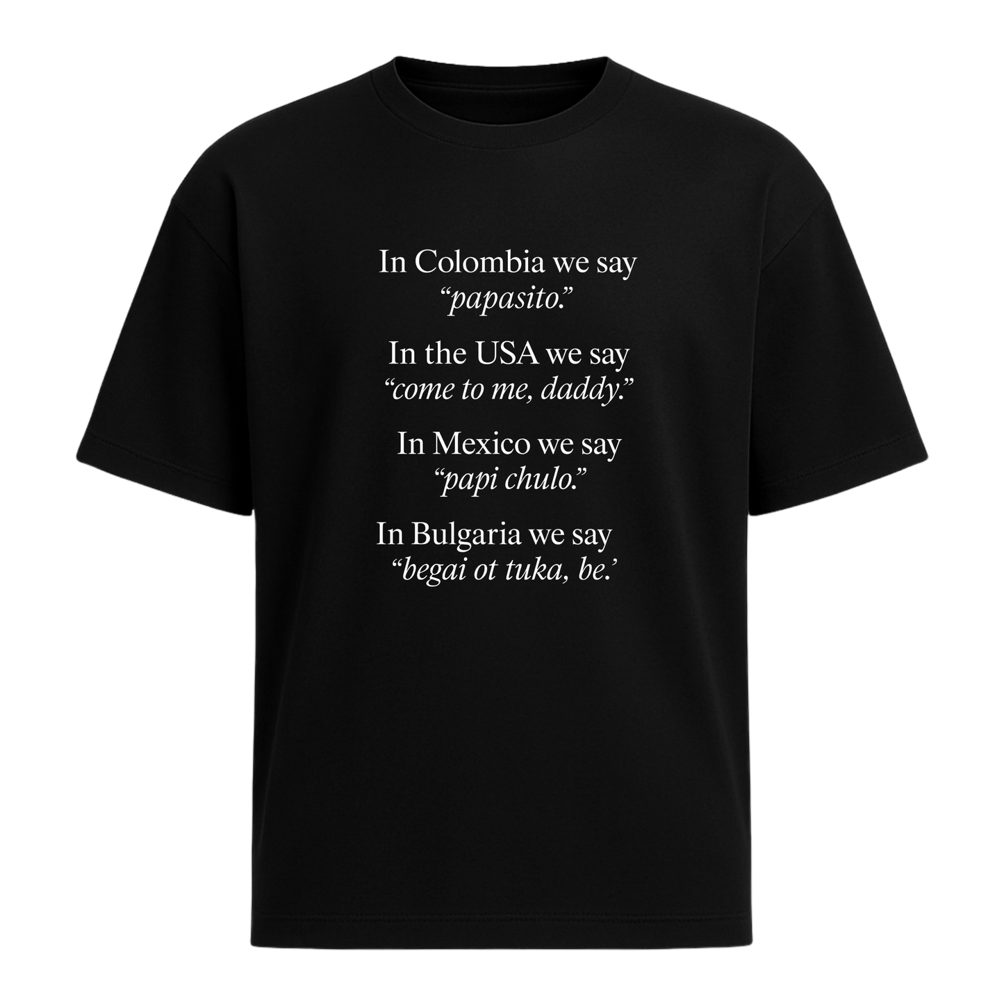 Овърсайз Тeниска Daddy Dialect