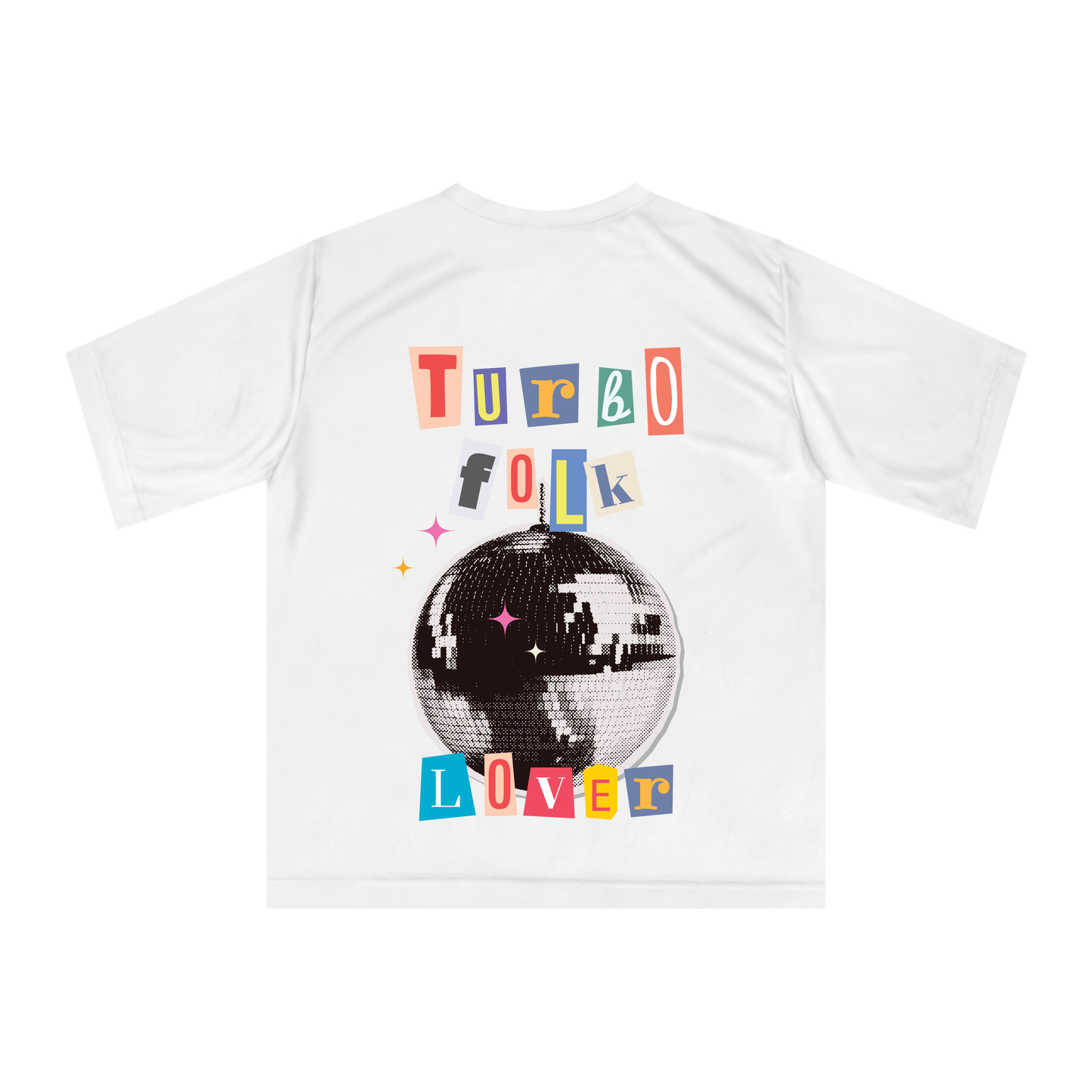 Овърсайз тениска TURBO FOLK LOVER