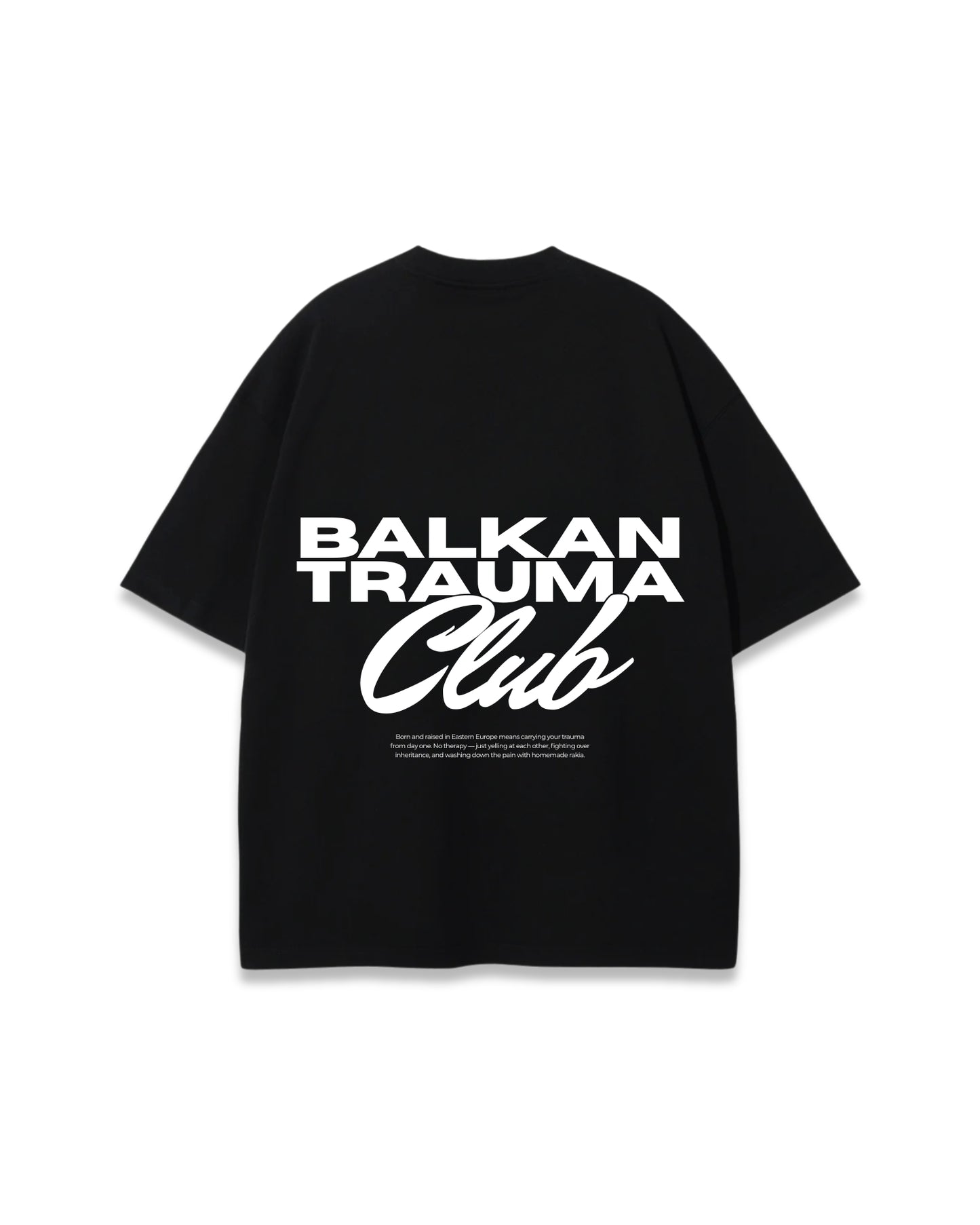 BALKAN TRAUMA CLUB OVERSIZED TEE