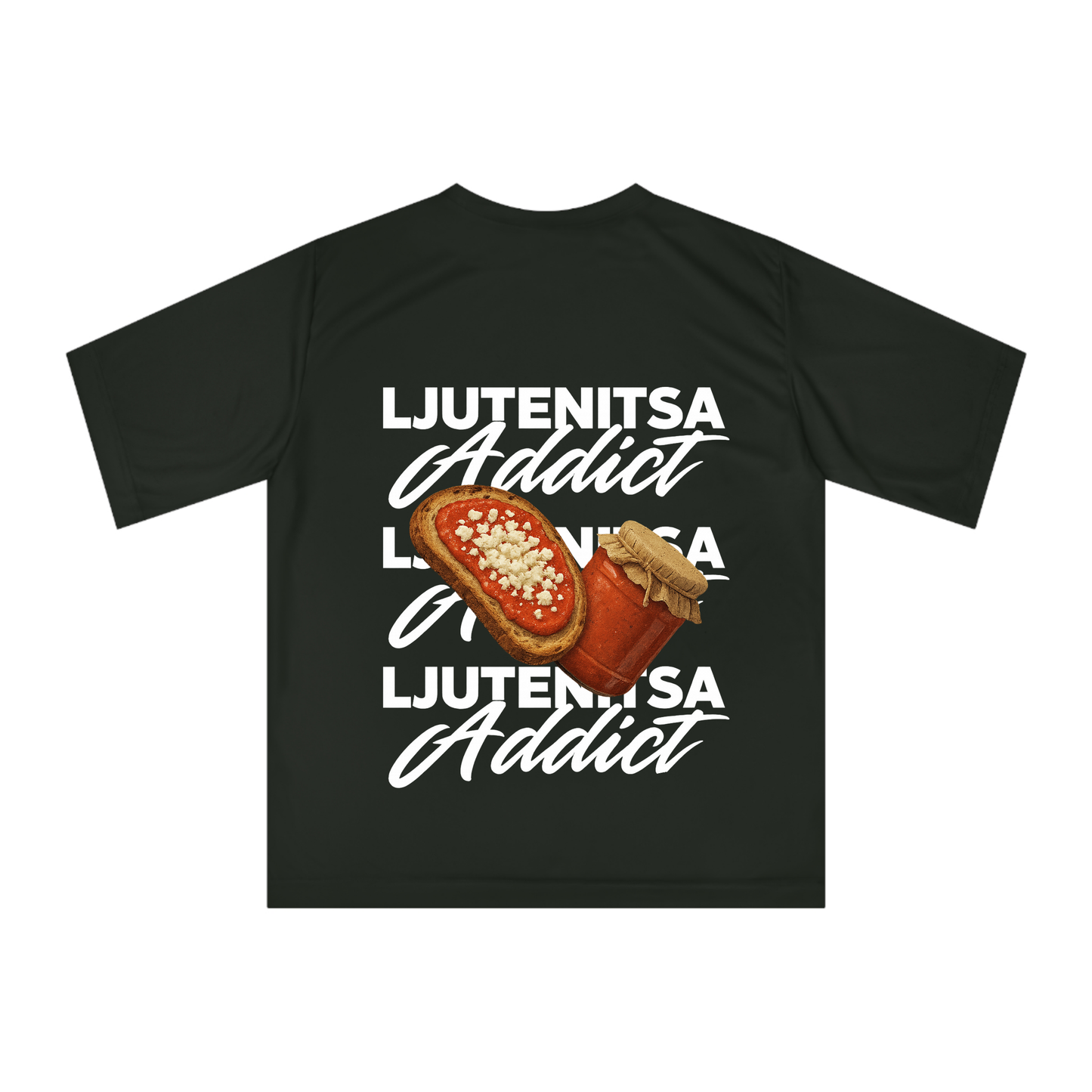 Овърсайз тениска LJUTENITSA ADDICT