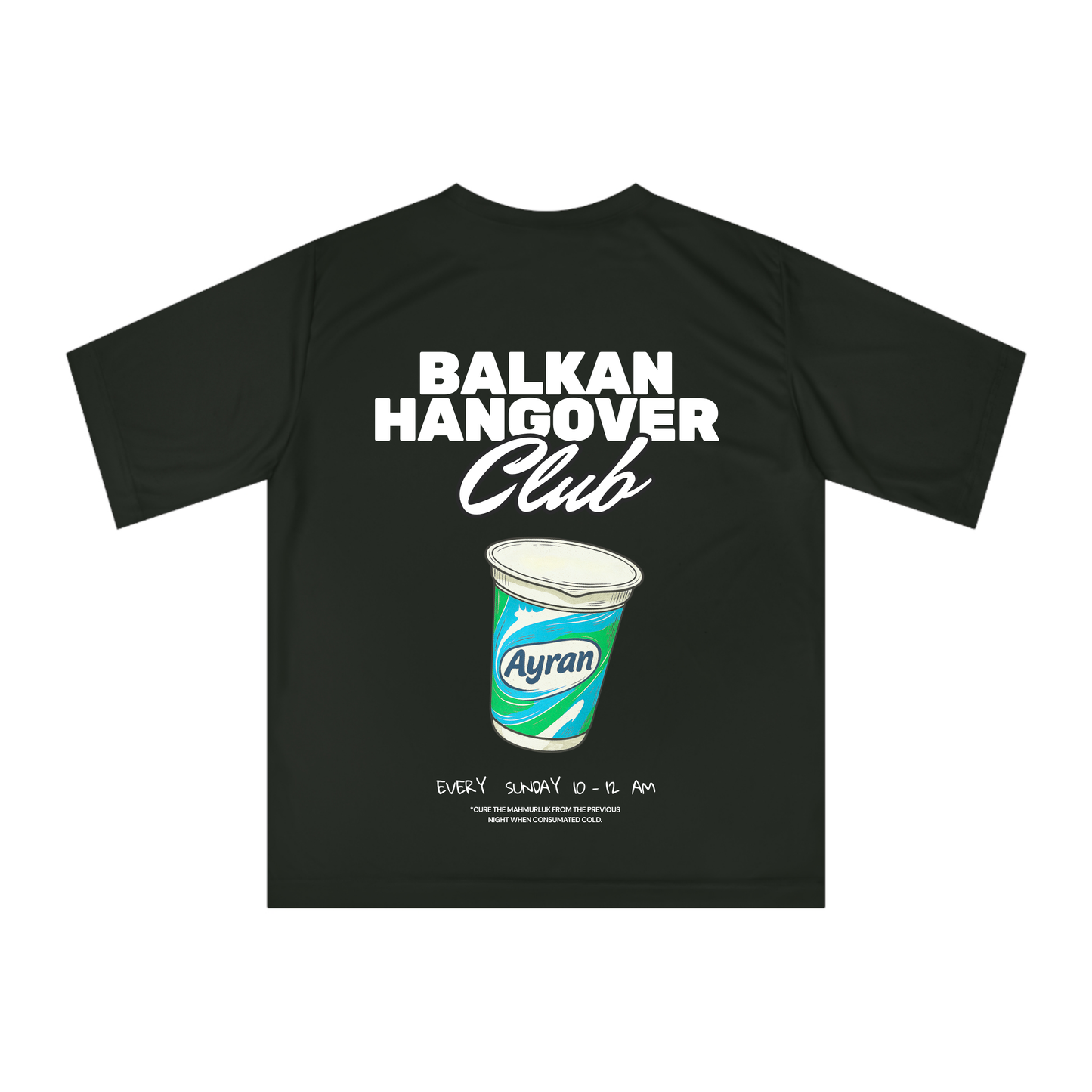 Овърсайз тениска BALKAN HANGOVER CLUB Vol.1