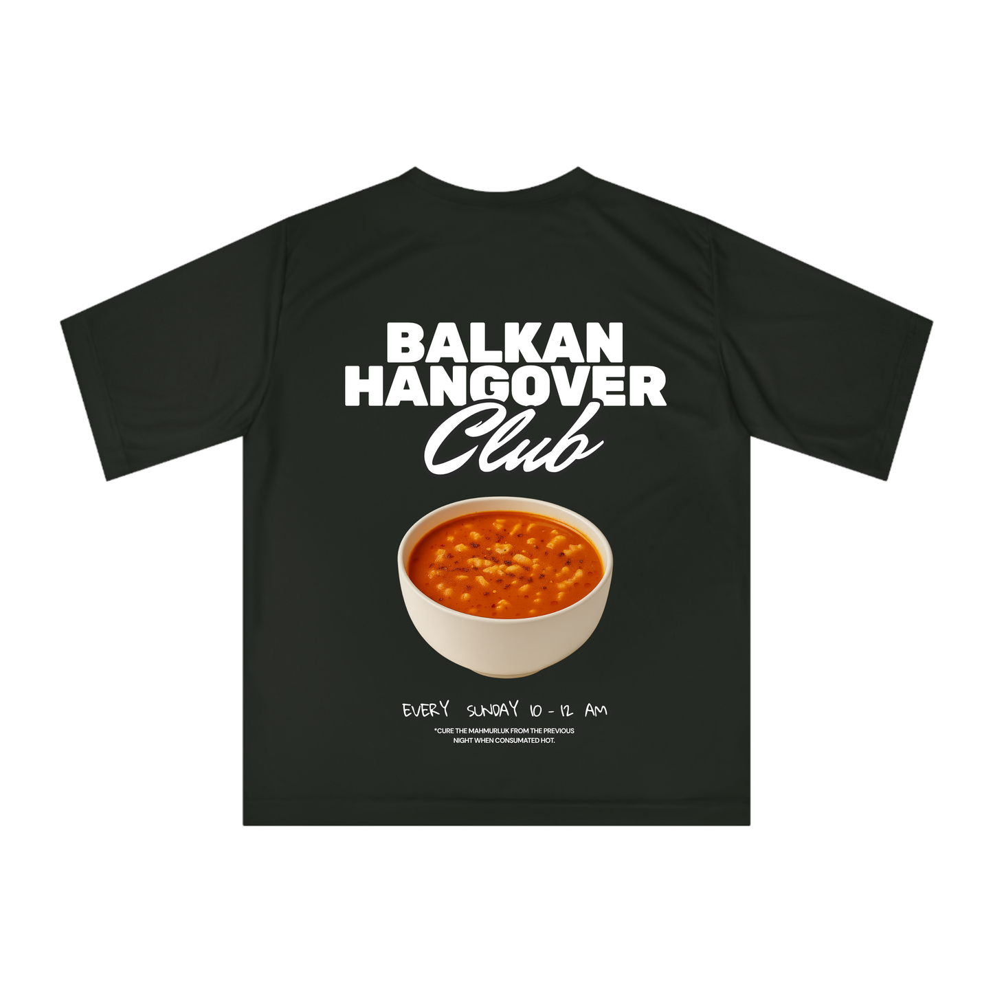 Овърсайз тениска BALKAN HANGOVER CLUB Vol.2