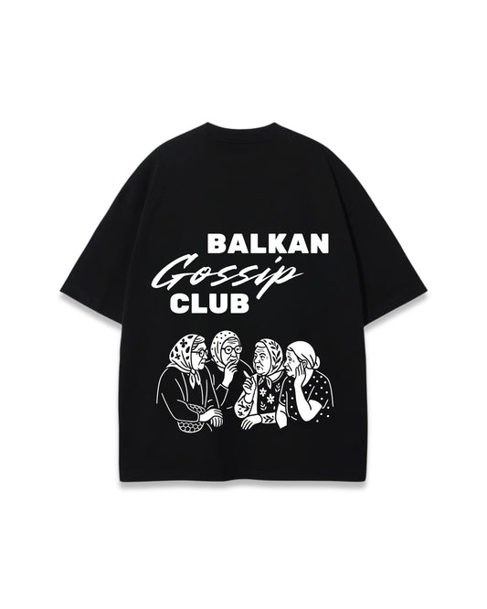 BALKAN GOSSIP CLUB OVERSIZED TEE