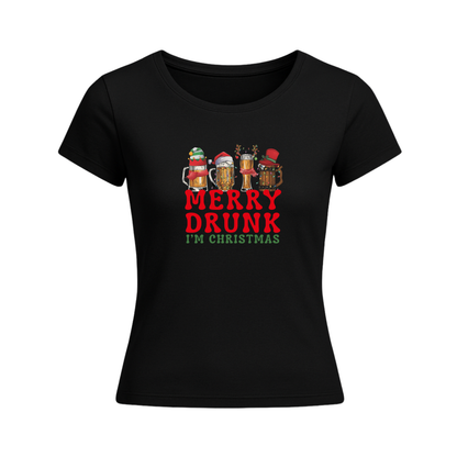 Дамска Тениска Merry Drunk