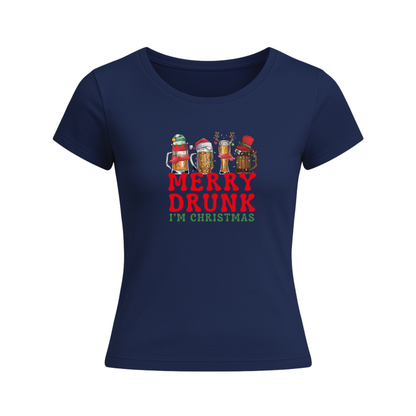 Дамска Тениска Merry Drunk