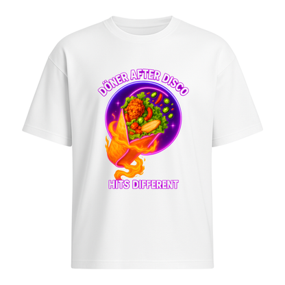 Овърсайз Tениска Döner After Disco Neon