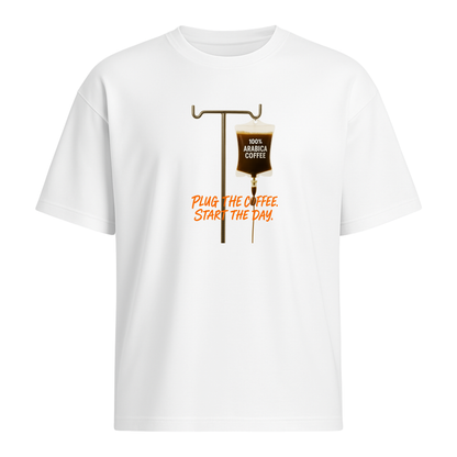 Овърсайз Тeниска Plug The Coffee