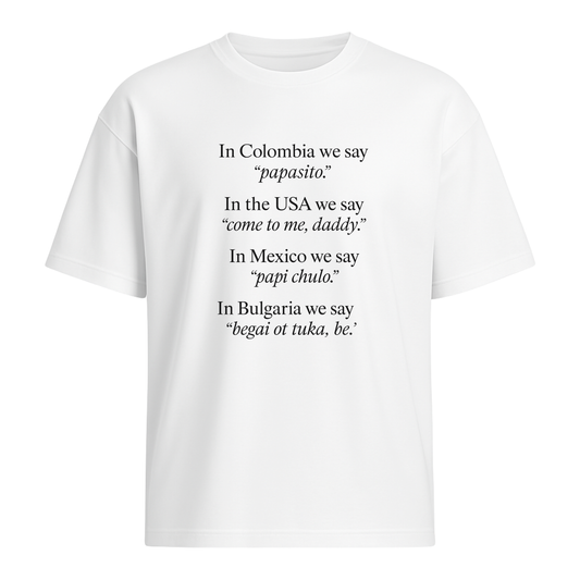 Овърсайз Тeниска Daddy Dialect