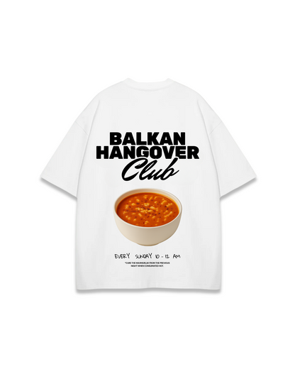 BALKAN HANGOVER CLUB v2 OVERSIZED TEЕ