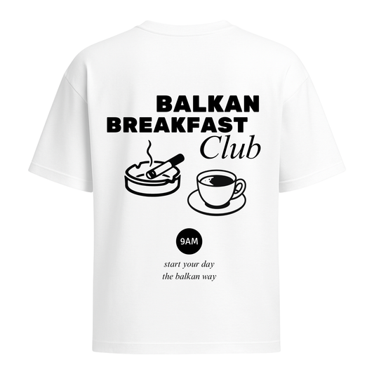 Овърсайз Тениска Balkan Breakfast Club