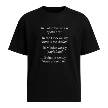 Овърсайз Тeниска Daddy Dialect