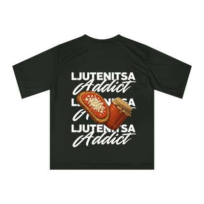 Овърсайз тениска LJUTENITSA ADDICT