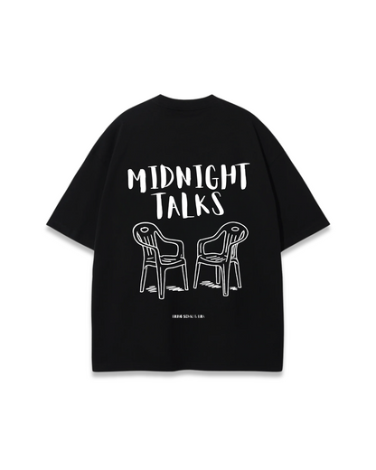 MIDNIGHT TALKS OVERSIZED TEE